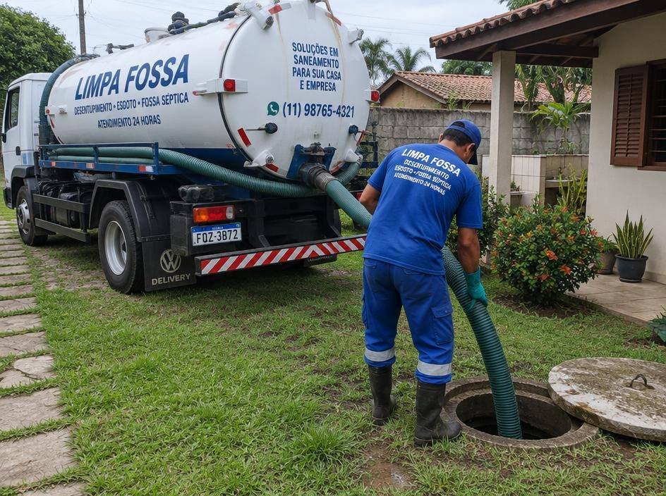 Caminhão limpa-fossa da Hidromax